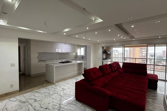 Sala de apartamento à venda com 3 quartos, 163m² em Vila Gilda, Santo André