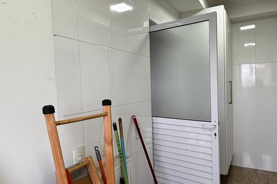 Área de Serviço de apartamento à venda com 3 quartos, 163m² em Vila Gilda, Santo André