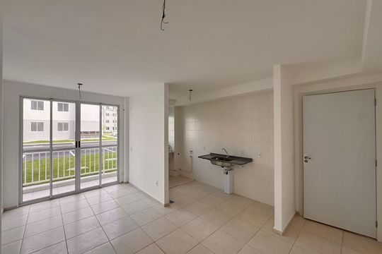Sala de apartamento para alugar com 3 quartos, 57m² em Recreio dos Bandeirantes, Rio de Janeiro