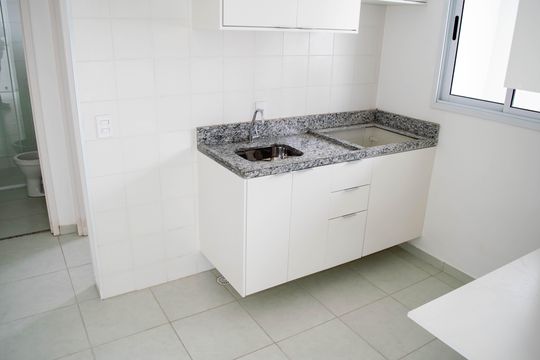 Cozinha de apartamento para alugar com 1 quarto, 38m² em Cidade Mãe do Céu, São Paulo
