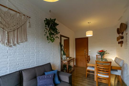 Sala de apartamento à venda com 2 quartos, 58m² em Ferrazópolis, São Bernardo do Campo