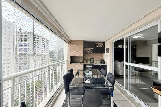 Varanda de apartamento à venda com 3 quartos, 95m² em Várzea de Baixo, São Paulo