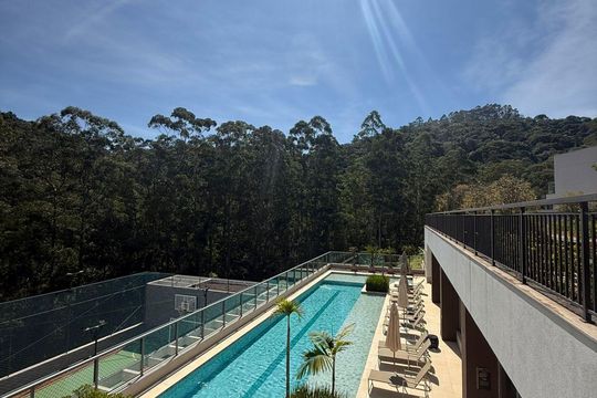 Varanda de casa de condomínio à venda com 3 quartos, 200m² em Residencial Tambore III, Santana de Parnaíba