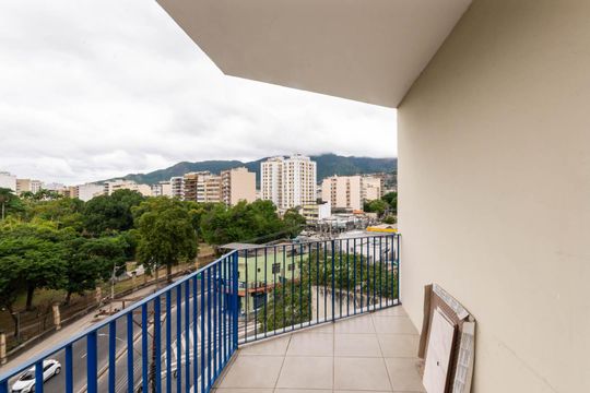 Varanda da Sala de apartamento à venda com 2 quartos, 64m² em Grajaú, Rio de Janeiro