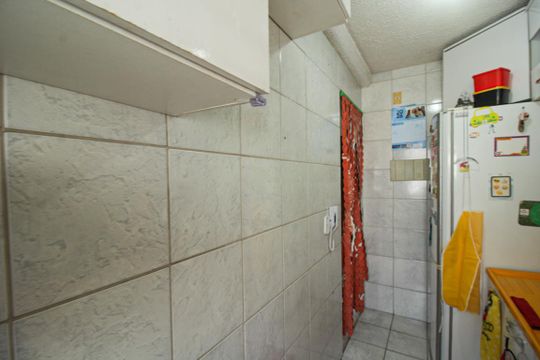 Cozinha e Área de Serviço de apartamento à venda com 3 quartos, 48m² em Vila Pirituba, São Paulo