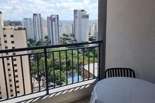 Varanda de apartamento à venda com 1 quarto, 31m² em Vila Mariana, São Paulo