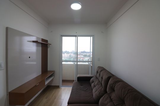 Sala  de apartamento à venda com 2 quartos, 54m² em Vila Santa Angelina, São Bernardo do Campo