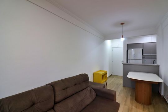 Sala  de apartamento à venda com 2 quartos, 54m² em Vila Santa Angelina, São Bernardo do Campo