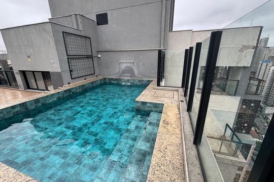 Área comum - Piscina de apartamento para alugar com 2 quartos, 45m² em Bela Vista, São Paulo