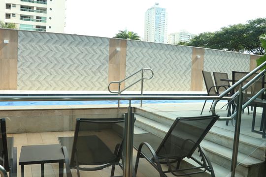Área comum - Piscina de apartamento à venda com 3 quartos, 100m² em Setor Marista, Goiânia