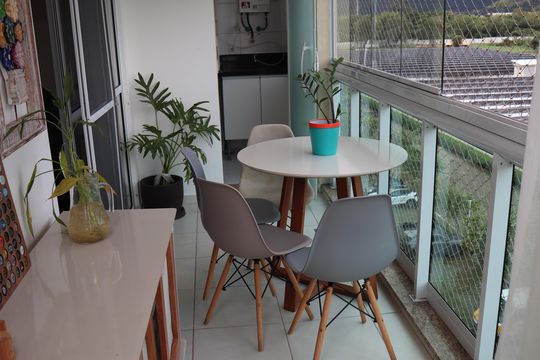 VARANDA DA SALA de apartamento para alugar com 2 quartos, 83m² em Recreio dos Bandeirantes, Rio de Janeiro