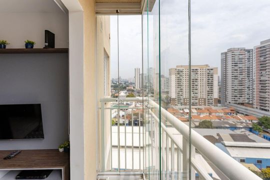 Área externa de apartamento para alugar com 2 quartos, 34m² em Barra Funda, São Paulo