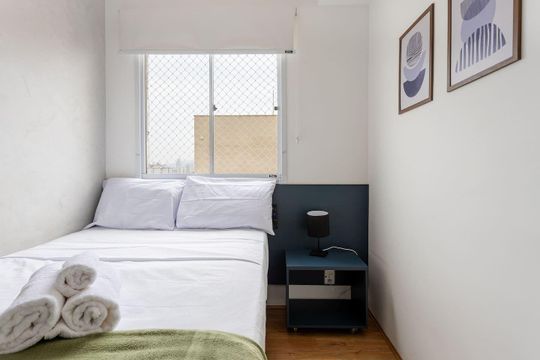 Quarto de apartamento para alugar com 2 quartos, 34m² em Barra Funda, São Paulo