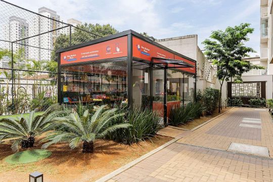 Área externa de apartamento para alugar com 2 quartos, 34m² em Barra Funda, São Paulo