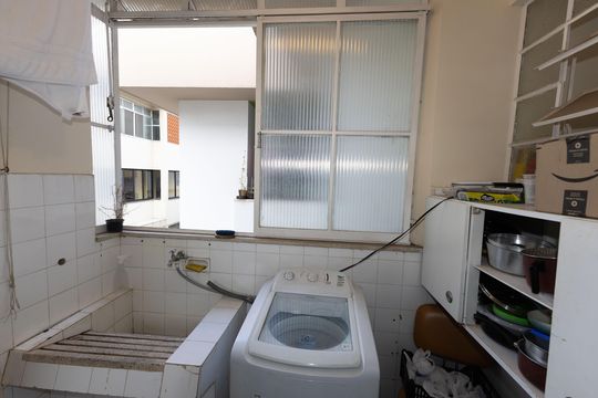 Área de Serviço de apartamento à venda com 3 quartos, 90m² em São Pedro, Belo Horizonte