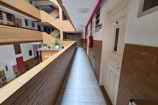 Área comum de kitnet/studio para alugar com 1 quarto, 33m² em Jardim Imperador, Praia Grande
