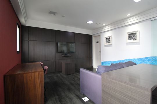 Área Comum - Coworking de apartamento à venda com 1 quarto, 34m² em Itaim Bibi, São Paulo