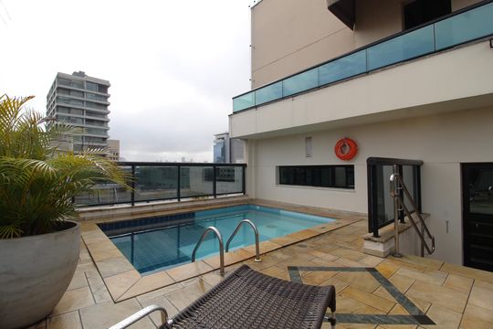 Área Comum - Piscina de apartamento à venda com 1 quarto, 34m² em Itaim Bibi, São Paulo