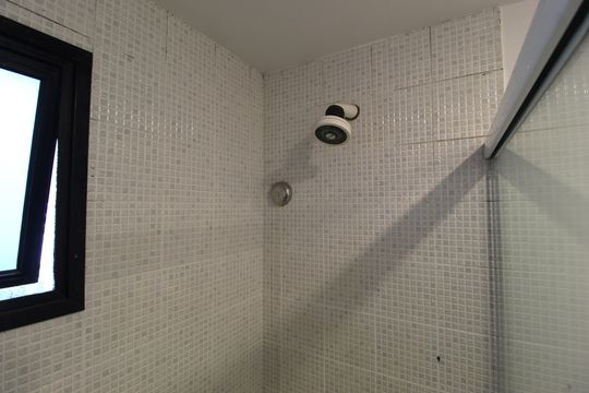 Banheiro da Suíte de apartamento à venda com 1 quarto, 34m² em Itaim Bibi, São Paulo