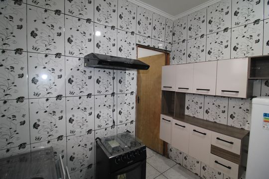 Cozinha de kitnet/studio para alugar com 1 quarto, 22m² em Vila Siria, São Paulo