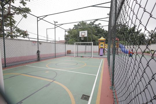 Quadra Esportiva de apartamento à venda com 3 quartos, 92m² em Parque Sao Vicente, Santo André