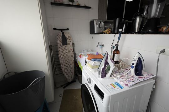 Área de Serviço de apartamento à venda com 3 quartos, 92m² em Parque Sao Vicente, Santo André