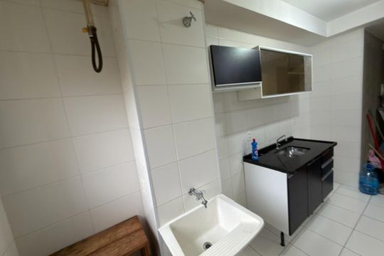 Cozinha de apartamento à venda com 2 quartos, 42m² em Jardim Parque Morumbi, São Paulo