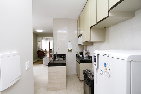 Cozinha de kitnet/studio para alugar com 1 quarto, 54m² em Santa Lúcia, Belo Horizonte