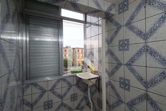 Cozinha de apartamento para alugar com 1 quarto, 40m² em Guajuviras, Canoas