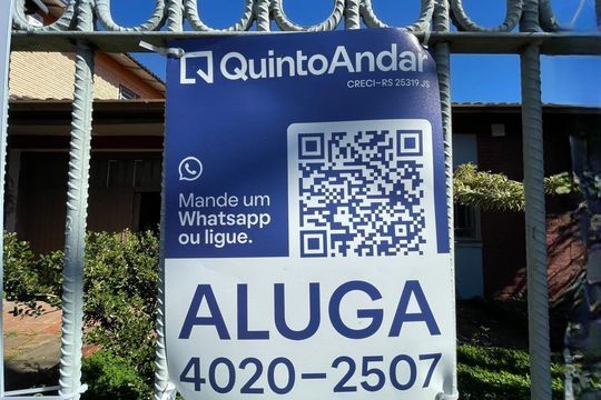 Placa Instalada em 21/05/2026 - Cod.NYWW-161 de casa para alugar com 4 quartos, 100m² em Rincão, Novo Hamburgo