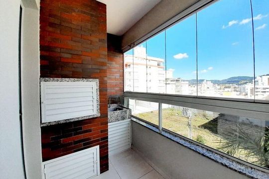 Varanda da Sala/cozinha de apartamento para alugar com 3 quartos, 95m² em Pagani, Palhoça