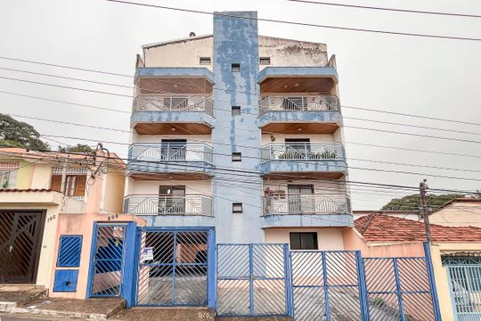 Fachada + plaquinha de apartamento para alugar com 2 quartos, 74m² em Jardim Fada, São Bernardo do Campo