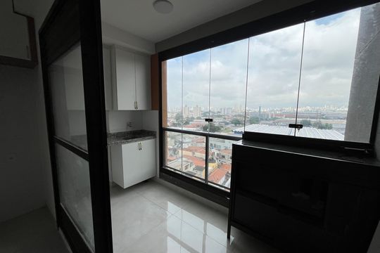Varanda de apartamento à venda com 2 quartos, 39m² em Carandiru, São Paulo