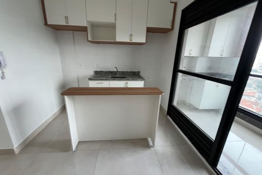 Cozinha de apartamento à venda com 2 quartos, 39m² em Carandiru, São Paulo