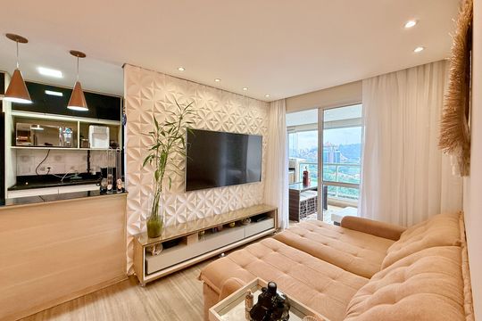 Sala de apartamento para alugar com 2 quartos, 68m² em Jardim Dom Bosco, São Paulo