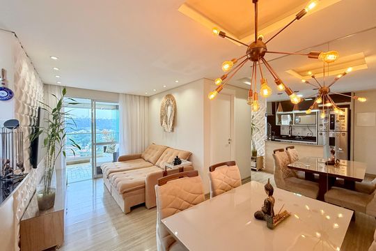 Sala de apartamento para alugar com 2 quartos, 68m² em Jardim Dom Bosco, São Paulo