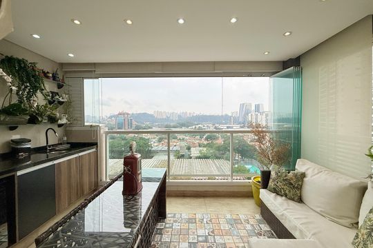 Varanda de apartamento para alugar com 2 quartos, 68m² em Jardim Dom Bosco, São Paulo