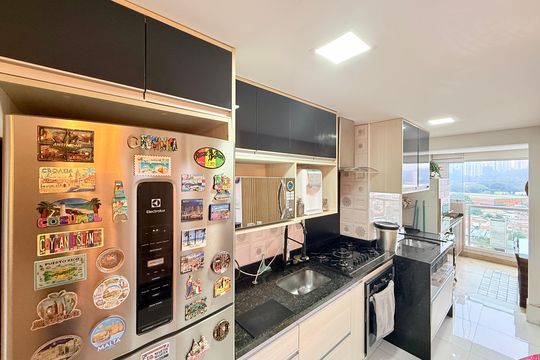 Cozinha  de apartamento para alugar com 2 quartos, 68m² em Jardim Dom Bosco, São Paulo