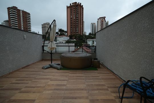 Sacada de apartamento à venda com 2 quartos, 70m² em Jardim Bela Vista, Santo André