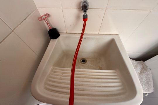 Área de Serviço de casa de condomínio à venda com 3 quartos, 220m² em Vargem Pequena - Quadra D, Rio de Janeiro