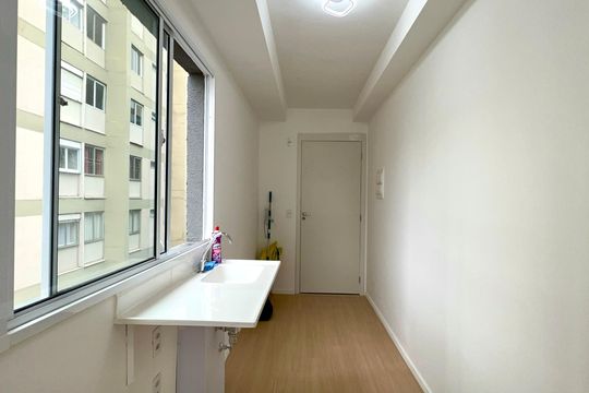 Cozinha de kitnet/studio à venda com 1 quarto, 30m² em Jardim Paulista, São Paulo
