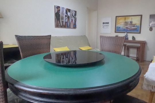 Sala de apartamento para alugar com 1 quarto, 47m² em Embaré, Santos