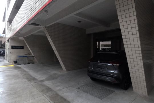 Área Comum - Garagem de apartamento para alugar com 1 quarto, 47m² em Embaré, Santos