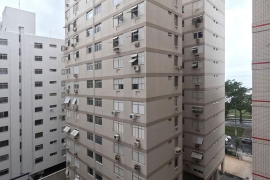 Vista do Quarto 1 de apartamento para alugar com 1 quarto, 47m² em Embaré, Santos