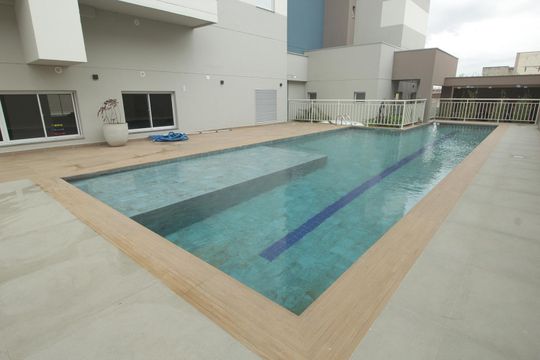 Área comum - Piscina de apartamento à venda com 2 quartos, 46m² em Vila Curuçá, Santo André