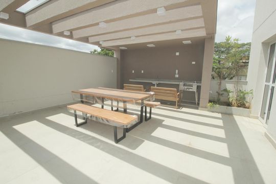 Área comum - Churrasqueira de apartamento à venda com 2 quartos, 46m² em Vila Curuçá, Santo André