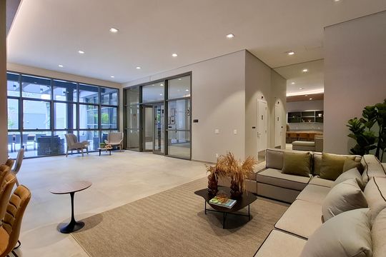 Área Comum - Espaço Gourmet de apartamento para alugar com 1 quarto, 26m² em Pinheiros, São Paulo