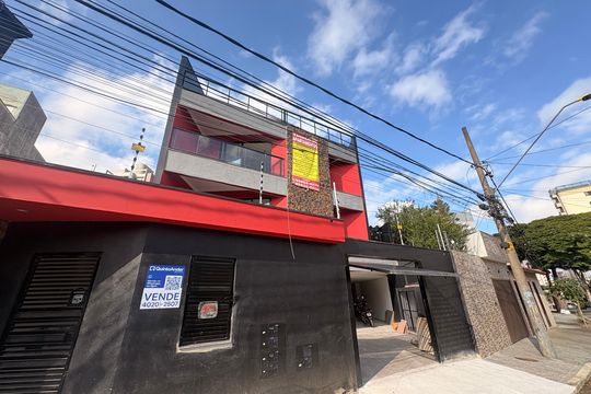 Fachada de apartamento à venda com 2 quartos, 105m² em Vila Guiomar, Santo André