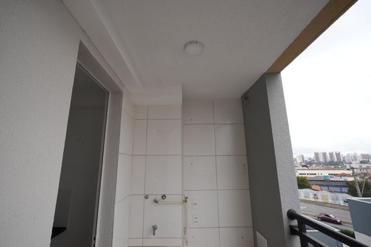 Área de Serviço de apartamento à venda com 2 quartos, 44m² em Santa Maria, Santo André