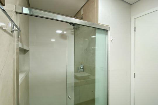 Banheiro de apartamento à venda com 3 quartos, 87m² em Bairro São Pedro , Belo Horizonte